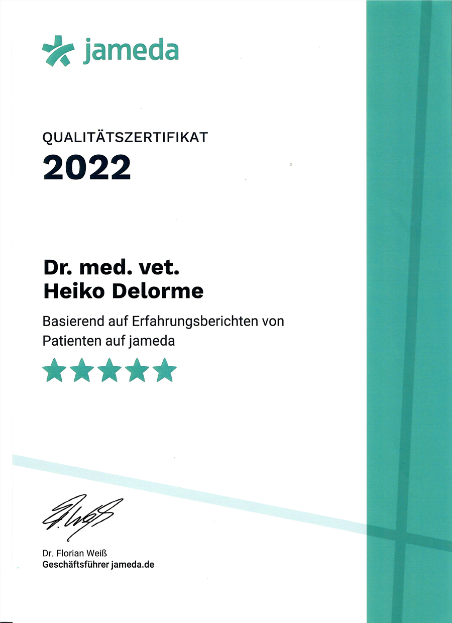 Qualitätszertifikat 2022